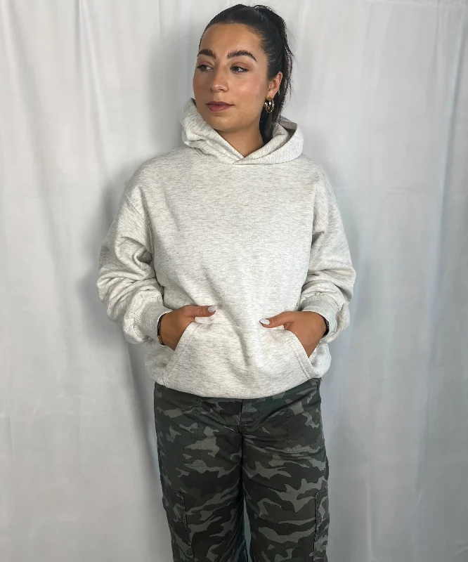 Weekend Discounts to Celebrate Jasmin Hoodie - White Melange