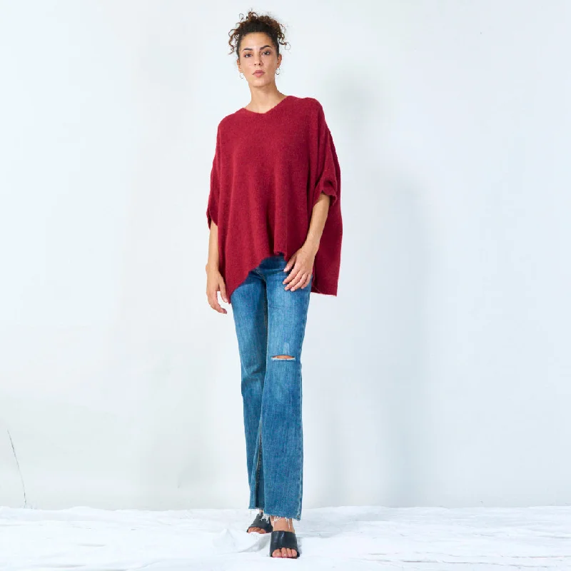 Savings Galore Oversized v-neck pullover wholesale