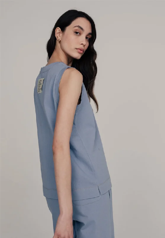 Exclusive Deal Skye Sleeveless Tank In Blue