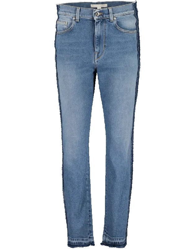 Super Deal Patchwork E-Cig Jeans