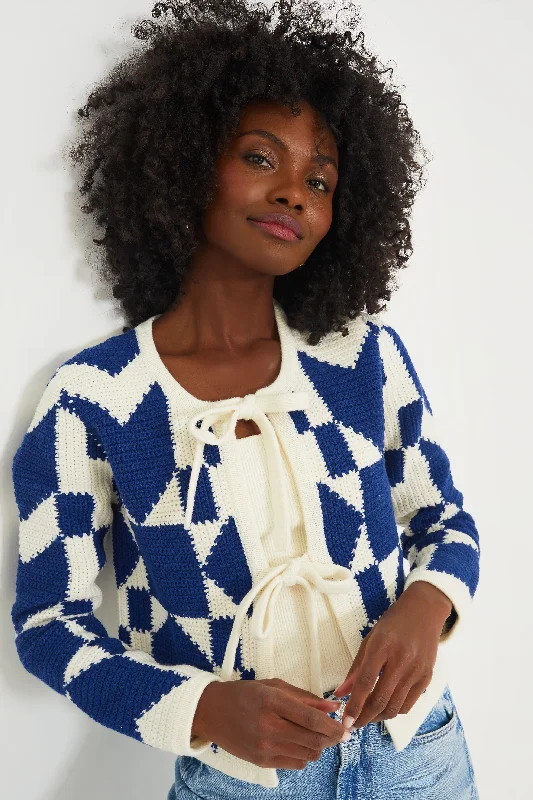 Savings Soar This Weekend Multi Anais Crochet Long Sleeve Cardigan