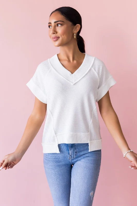 New Deals Beautiful Sunrise Ribbed Top
