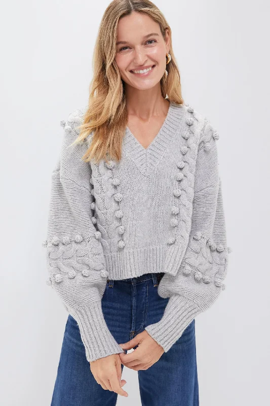 Price Drop Grey Dot Marle Elsa Wool Knit