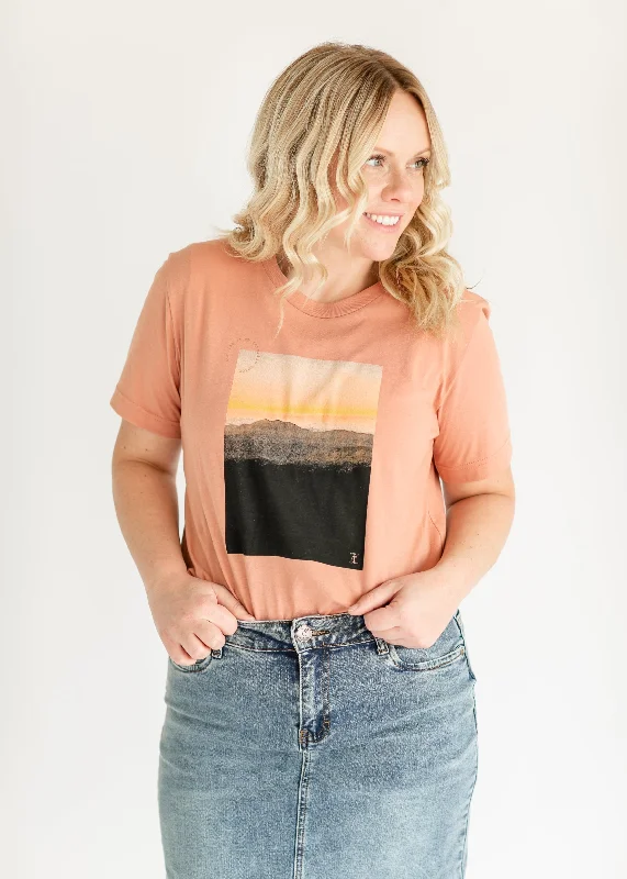 Weekend Bargains to Snag Inherit Sunrise Graphic T-shirt - FINAL SALE