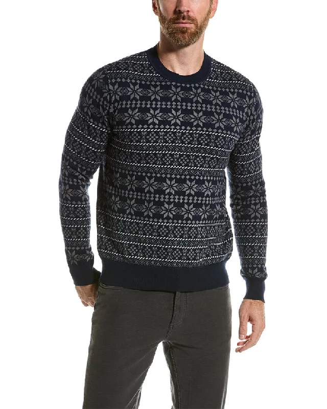 Loft 604 Fairisle Crewneck Sweater