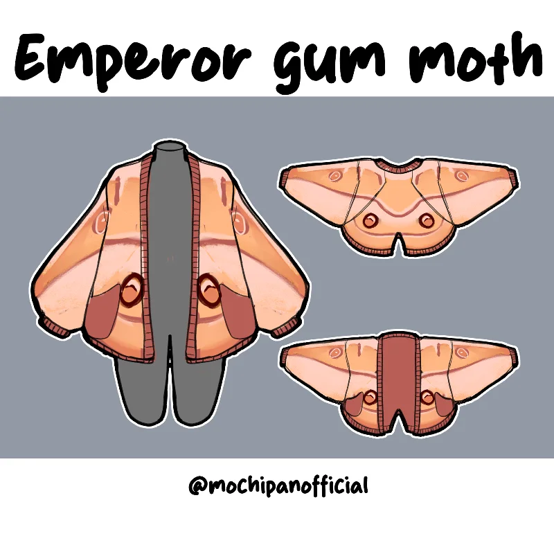 Special Discount (Pre-Sample Pre-Order) Emperor Gum Moth Cardigan