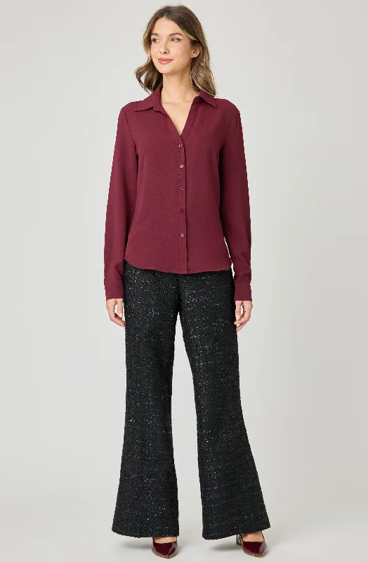 Weekend Wonders Await! Buttoned-up blouse