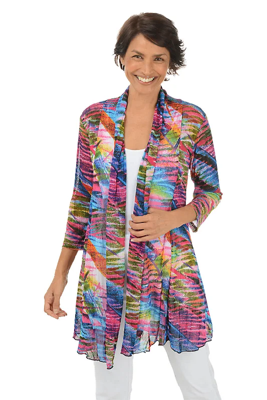 Weekend Offers That Shine Kaleidoscope Mesh Cardigan