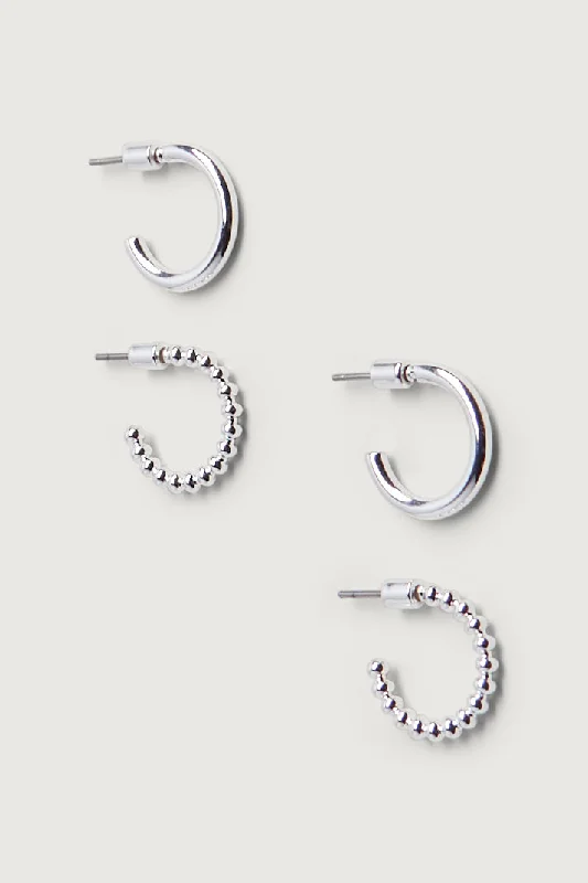 Super Bargain HOOP EARRING SET