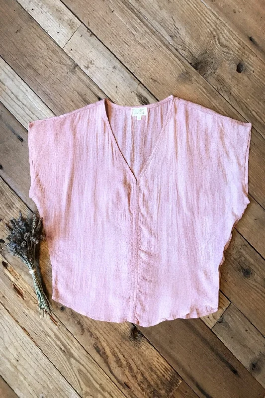 Weekend Discounts to Enjoy Dolman Top in Tea Rose