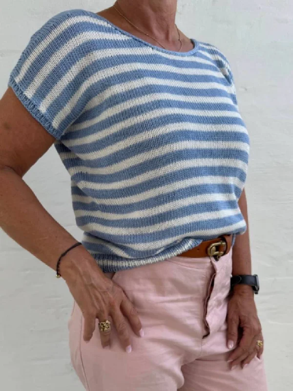 Closeout Deal Ohoy summer top by Katrine Hannibal, No 14 knitting kit