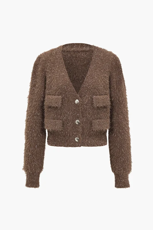 Weekend Bargains to Love Knit Button Pocket Sweater Cardigan