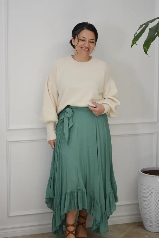 Stock Clearance Audrey Chunky Ivory Sweater