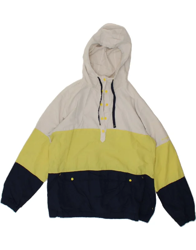 Mega Discount COLUMBIA Womens Loose Fit Anorak Jacket UK 18 XL Multicoloured Striped Mega Discount COLUMBIA Womens Loose Fit Anorak Jacket UK 18 XL Multicoloured Striped