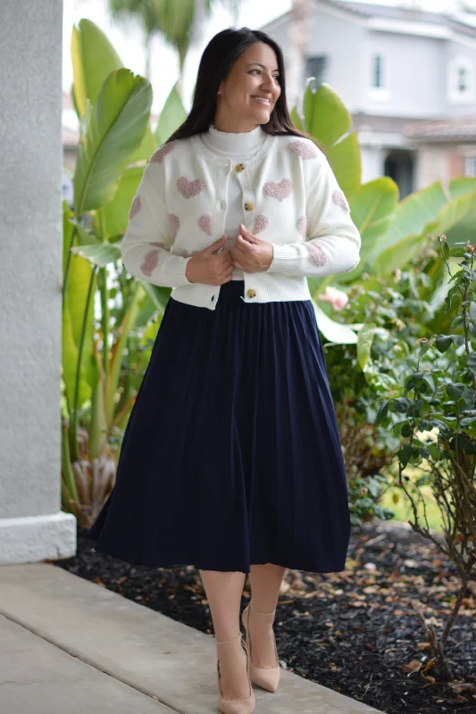 Midnight Sale Areza Heart Cardigan