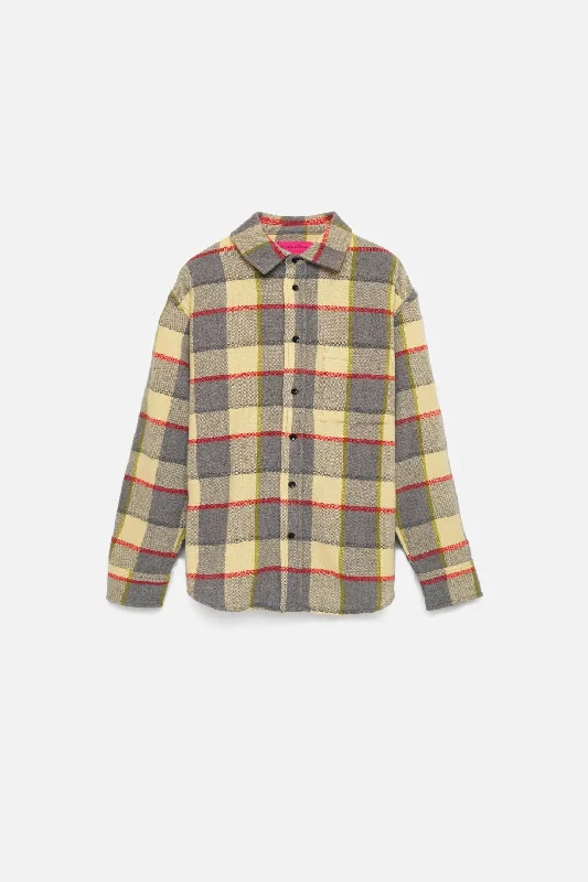 Plaid Woven Overshirt