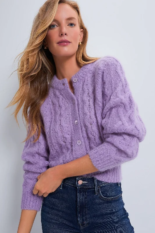 Bargain Prices Lilac Ery Cardigan