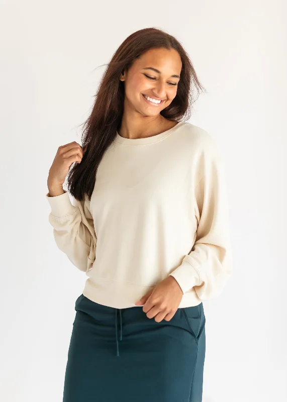 Special Price Calla Soft Knit Crewneck Sweatshirt - FINAL SALE