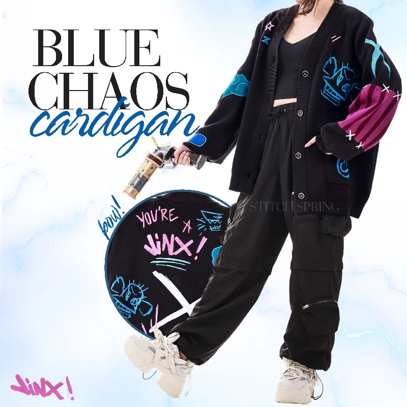 Low Cost Blue Chaos Cardigan Preorder