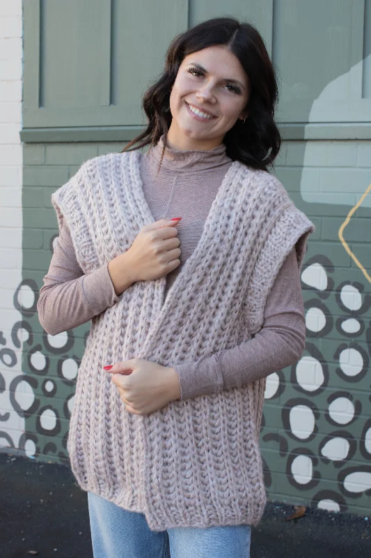 Weekend Discounts Worth Grabbing Danni Chunky Sweater Vest, Rosewood Marl | Sanctuary Weekend Discounts Worth Grabbing Danni Chunky Sweater Vest, Rosewood Marl | Sanctuary