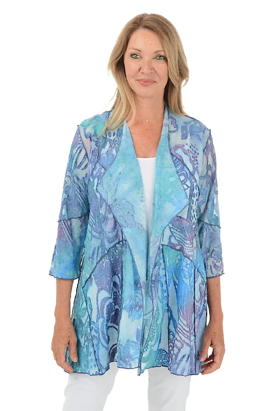 Unbeatable Prices Fanciful Flower Textured Cardigan