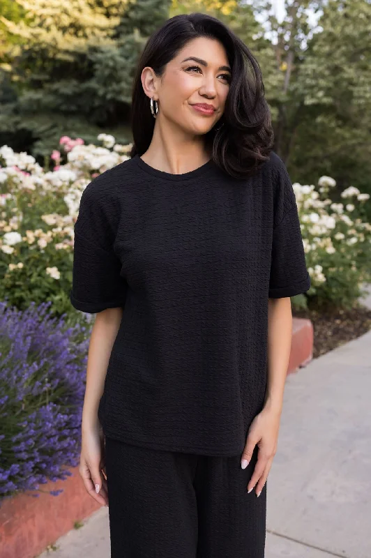 YEAR-End Clearance All That Class Textured Top