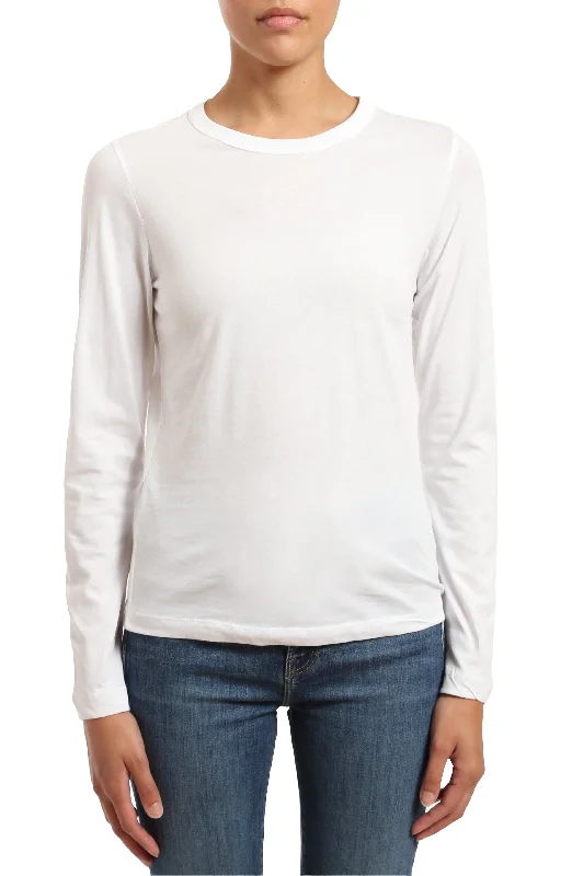 Clearance Sale Long Sleeve Basic - White