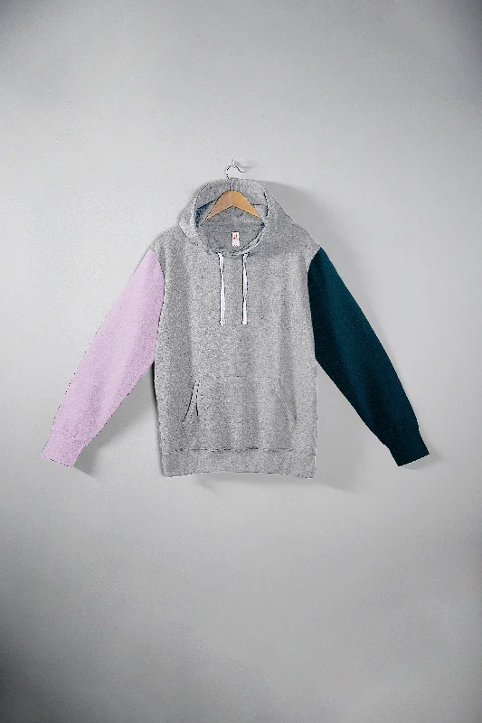 M234-CB3 GREY MIX/DEEP TEAL/LILAC