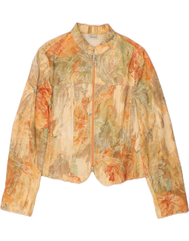 Buy More, Save More VINTAGE Womens Crop Bomber Jacket EU 36 Small Beige Floral Cotton Buy More, Save More VINTAGE Womens Crop Bomber Jacket EU 36 Small Beige Floral Cotton