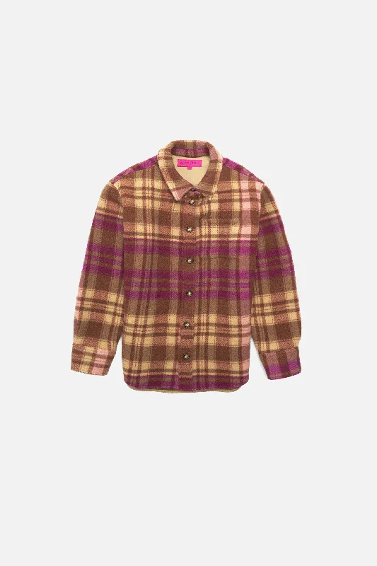 Felt Check Overshirt