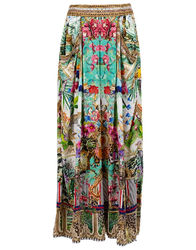 Savings Galore Wide Leg Gathered Pocket Pant