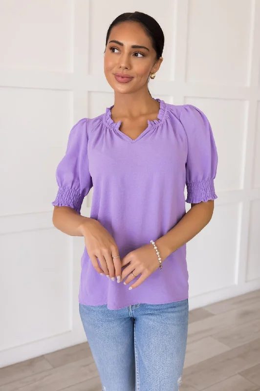 Deal Explosion Back In Business Ruffle Blouse