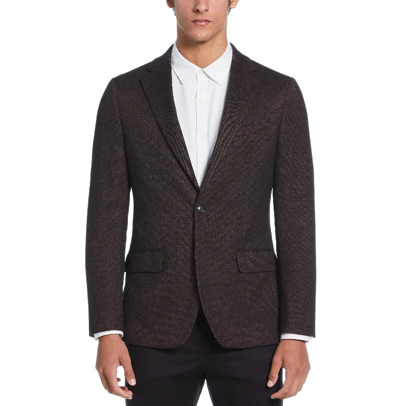 Slim Fit Textured Sport Coat