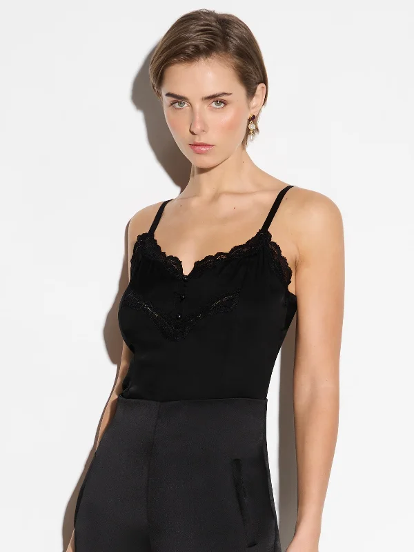 Weekend Offers That Excite Annie Cami - Black (Size 8 + 10 Only)