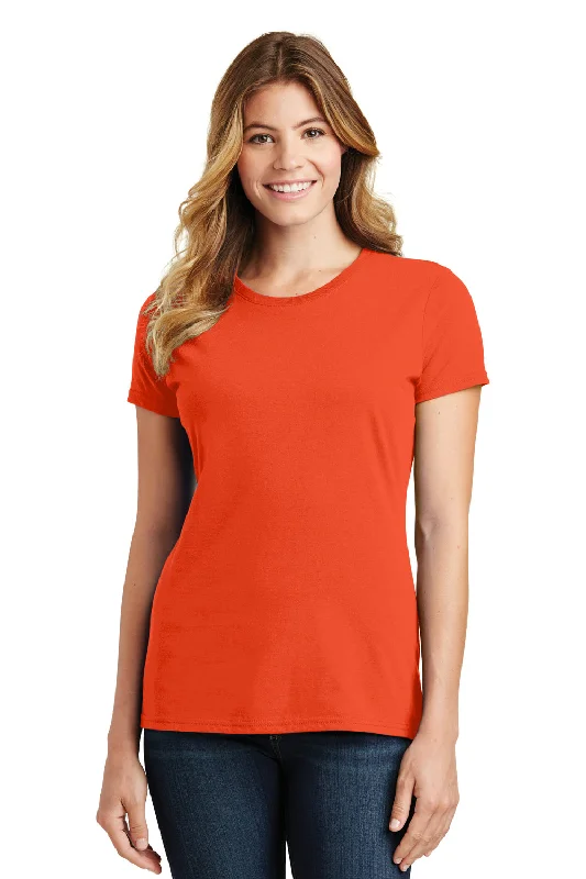 Weekend Flash Sale Port & Company Womens Fan Favorite Short Sleeve Crewneck T-Shirt - Orange