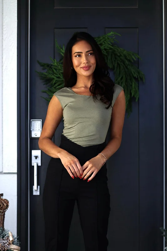 Weekend Discounts to Enjoy Cap Sleeve Modest Layering Tee