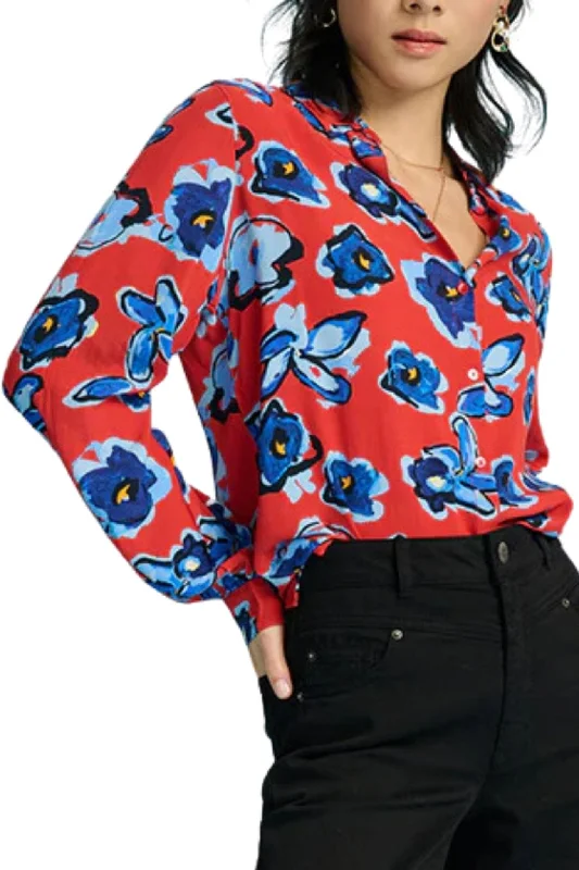 Weekend Offers That Please MILA FLOWER BLOUSE - SP7463