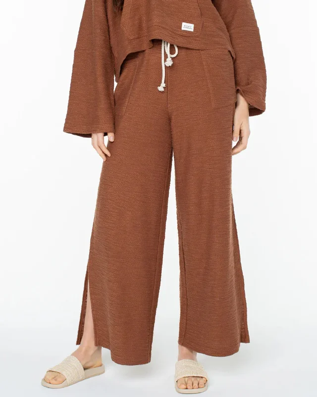 Weekend Bargains to Savor Beach Breeze Slide-Slit Wide Leg Pants