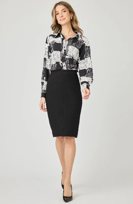 Huge Savings Printed Long Sleeve Blouse