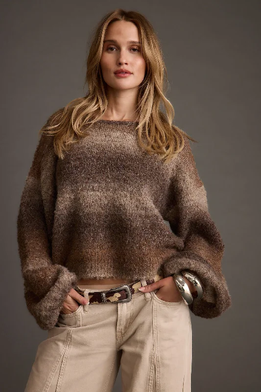 Markdown Madness Helena Ombre Balloon Sleeve Sweater