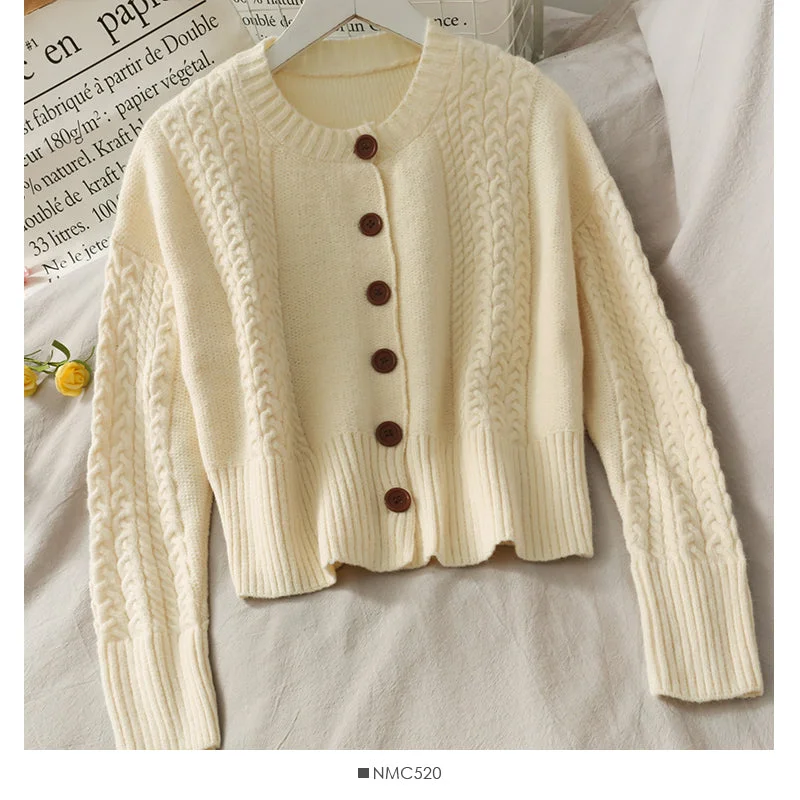 Weekend Offers That Dazzle Sweater coat women's autumn long sleeve versatile slim knit  1987