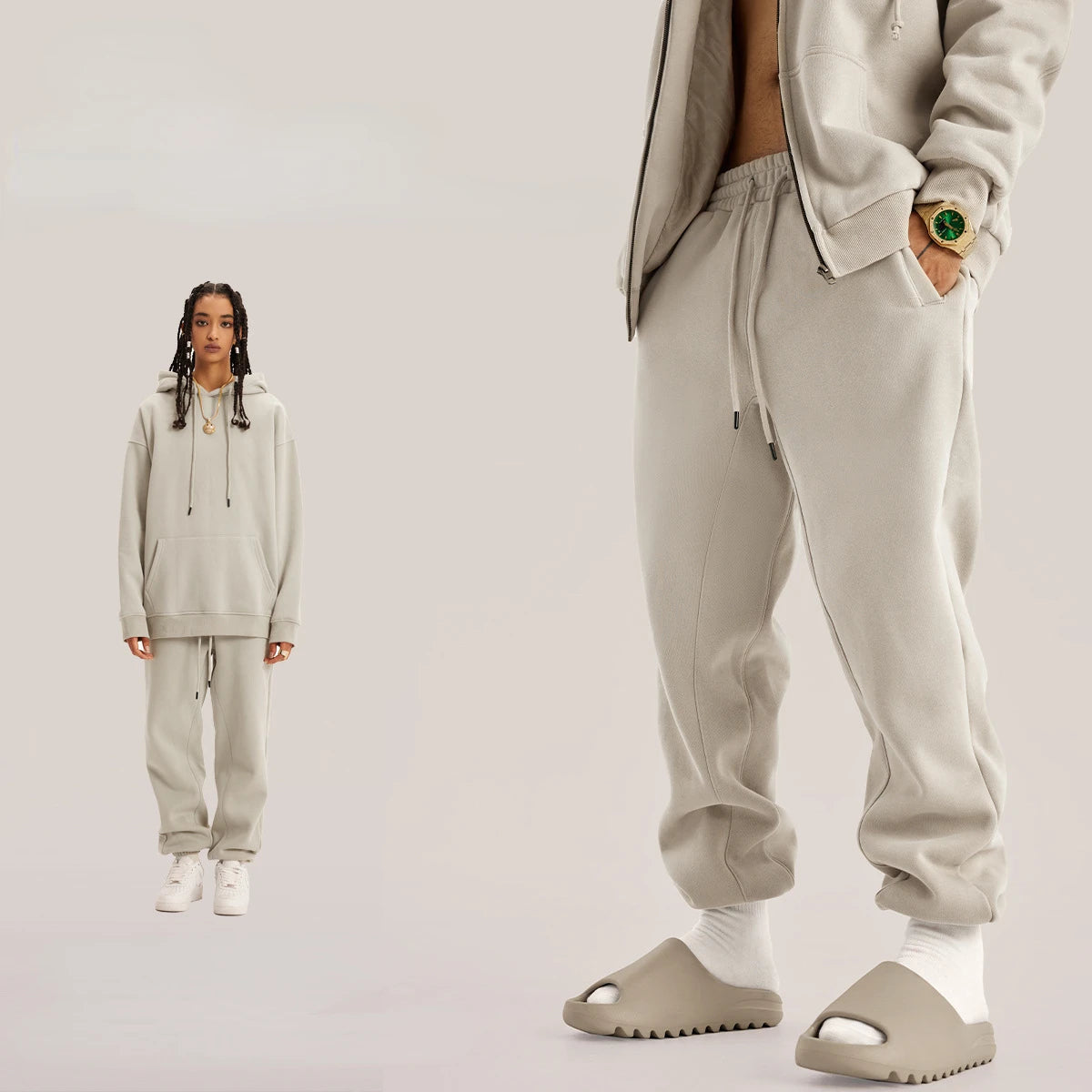 Grey apricot -Pants