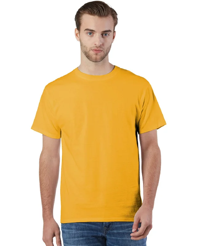 Champion Adult Ringspun Cotton T-Shirt | C Gold