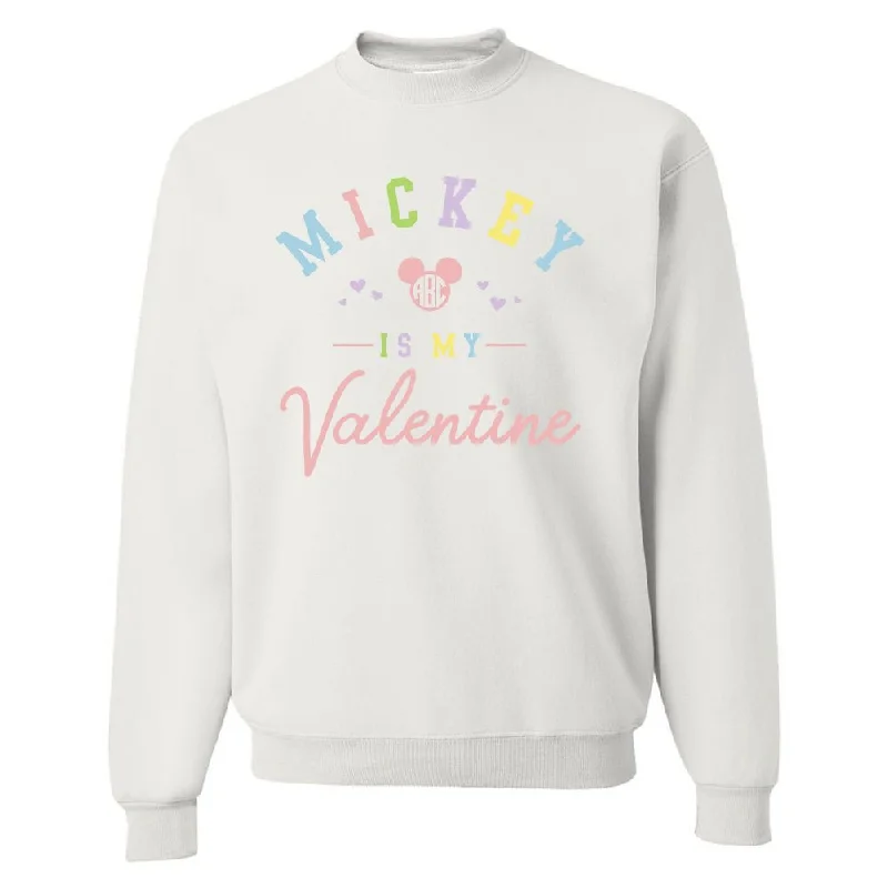 Lowest Price Monogrammed 'Mickey Is My Valentine' Crewneck Sweatshirt