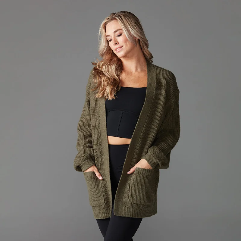 Super Deal Alpine Long Cardigan *