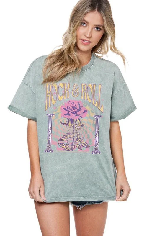 New Deal Vintage Rose Graphic Tshirt