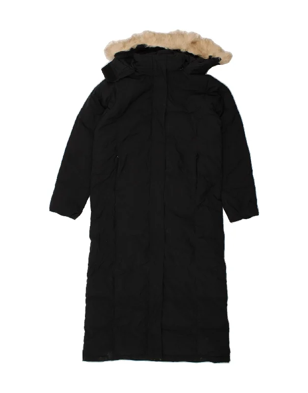 Weekend Offers That Sizzle L.L.BEAN Womens Loose Fit Hooded Padded Coat UK 10 Small Black Polyester Weekend Offers That Sizzle L.L.BEAN Womens Loose Fit Hooded Padded Coat UK 10 Small Black Polyester