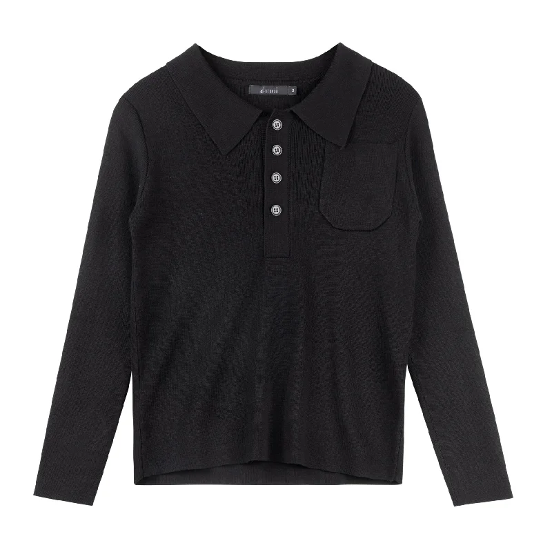 Hurry In Classic Polo | Black [Final Sale]