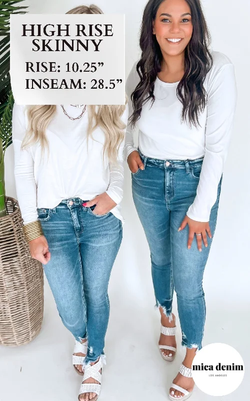 Weekend Deals That Wow The Kerry High Rise Ankle Skinny Denim Jean | Mica - Final Sale