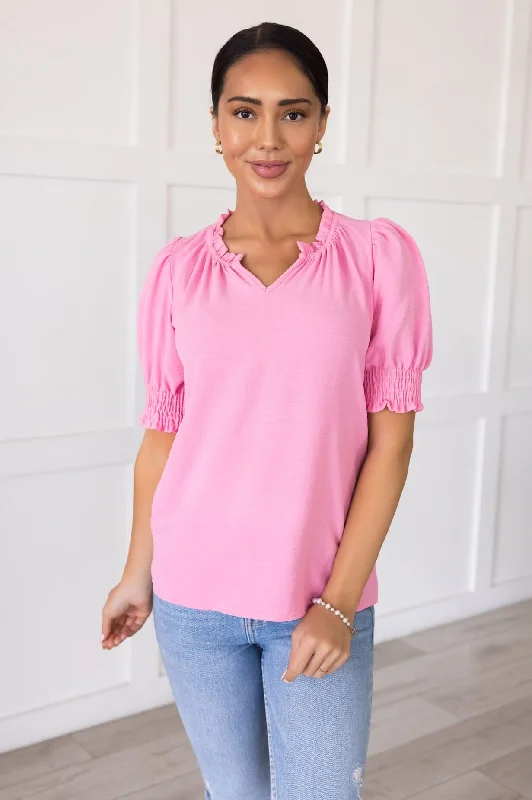 Price Drop Alert Back In Business Ruffle Blouse